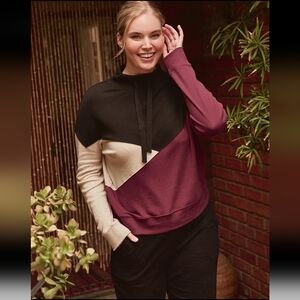 PACT Women's Airplane Colorblock Pullover